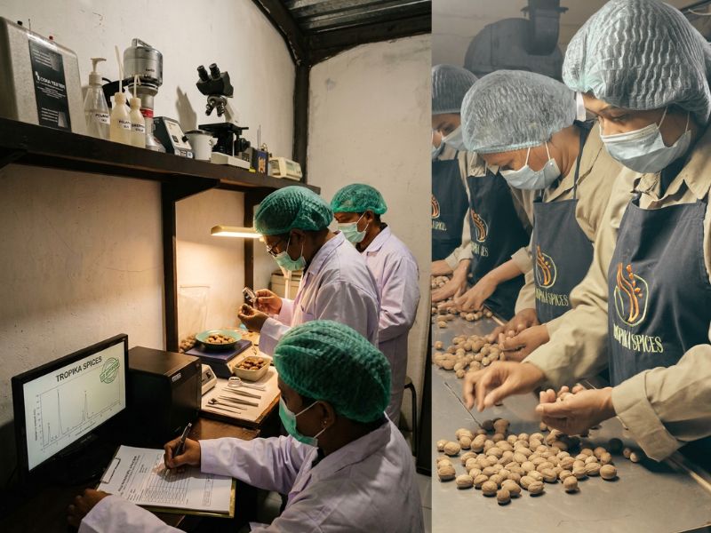 Quality control at PT. Tropika Rempah Raharja